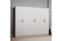 Olera Garderobe 220x180 cm - Hvit