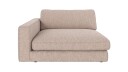 Rowico Home Duncan 1,5 seters sjeselong V Lys beige Alice 1 129 x 150 x 78 cm Beige