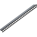 Ansell Lighting LED skinne sparkling 11,3x35,5 mm 2 meter svart