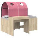  Seng med tunnel 4 pcs Artisian Eik og Rosa Konstruert tre