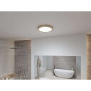 Paulmann - Tega LED Taklampe IP44 White/Wood