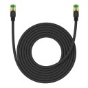 Braided network cable cat.8 Baseus Ethernet RJ45 40Gbps 5m (black)
