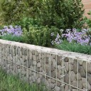 vidaXL Gabion høybed galvanisert stål 1000x100x20 cm