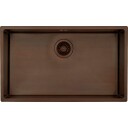 Lavabo Kubus 700 Soft kjøkkenvask, 74x44 cm, brunert messing
