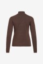 Vila   Genser Vimalu Rollneck L/S Knit Top   Brun