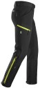 Snickers Workwear 6948-0467 FlexiWork Arbeidsbukse stretch. softshell, svart/gul 50, Klær