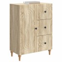  Serviesskap Sonoma eik 66 x 34,5 x 90 cm Konstruert tre