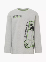 Minecraft Genser Creeper Life 116 / 6 år Barn