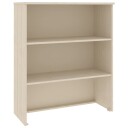 vidaXL Topp for highboard honningbrun 85x35x100 cm heltre furu