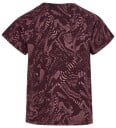 Hummel Hmljr Aop A Shaped T Shirt   Burgundy   140