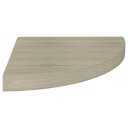 vidaXL Flytende vegghylle eik 35x35x3,8 cm MDF