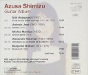 Azusa Shimizu, Alexandre Tansman, Antonio José, Michio Mamiya  Guitar Album  CD