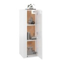 vidaXL Vegghengt TV-benk høyglans hvit 40x34,5x100 cm 8720845667917