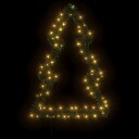 vidaXL Julelysdekorasjon med plugger tre 80 LEDs 60 cm