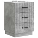  Nattbordskap Betonggrå 43 x 41 x 63,5 cm Konstruert tre