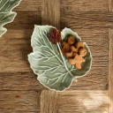 Riviera Maison Tallerken Autumn Leaf 23x19 cm Green
