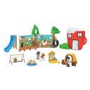 Adopt Me! Stort Lekesett M 2 Figurer Kafé Og Lekeplass