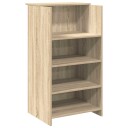  Resepsjonspult sonoma eik 55x50x103,5 cm konstruert tre