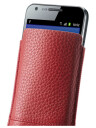 Samsonite Slim Classic Leather, Pull-Case, Alle Merker, Rød