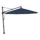 Glatz Sombrano S+ fritthengende parasoll 400 cm kat.5 antrasitt aluminium / 530 Atlantic