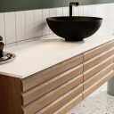 Linn Bad Corian Benkeplate per Meter Hvit Matt /
