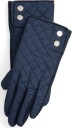 Lauren Ralph Lauren Plaid Diamond Quilted Tech Gloves   NAVY   S