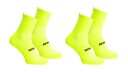 Rogelli Essentials Coolmax Strømper 2 pak Fluo