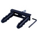 Doc Johnson Hismith Vac-U-Lock Dobbel Adapter      - Svart