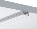 Trondheim Lys TL Aluprofil 1407K Sort 2m Komplett