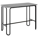 vidaXL Spisebord 100 x 50 x 75 cm Konstruert tre Grå Sonoma