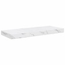  Vegghylle Veggmontert Hvit marmor 50 x 23 x 4 cm Konstruert tre