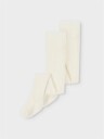 Name It Pantyhose Rib 2-pack Hvit 122/128