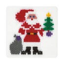 Hama Ironing Beads Pegboard-Santa Claus