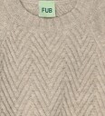 FUB Genser   Strikk   Ull   Havremelert   FUB   110   Genser   Beige
