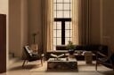 Audo Copenhagen Androgyne Lounge Table Sand / Kunis Breccia Stone