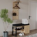 Uniqo Hallstativsett 35x90x35 cm   Sapphire Oak