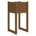 vidaXL Plantekasse honningbrun 40x40x81 cm heltre furu