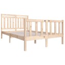 vidaXL Sengeramme heltre 135x190 cm 4FT6 Double