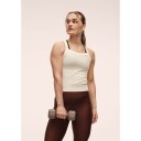 Casall Defined Rib Tank Cream L