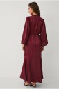 Ellos Collection - Maxikjole med jacquardmønster - Rød