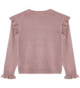 Fliink Genser Strikk Fame O Neck Woodrose Fliink 6 7 år 116 122 Genser Rosa 116 112