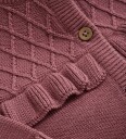Blå Cardigan   Strikk   Vemodig Mauve   Blå   74   Cardigan   Rosa
