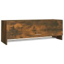 vidaXL Garderobe røkt eik 100x32,5x35 cm konstruert tre