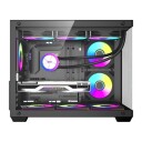 Darkflash B275 PRO Kabinett 6 Fans svart B275 PRO BLK +6F