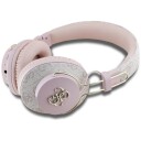 Guess ENC Metall 4G Logo On Ear hodetelefoner Rosa