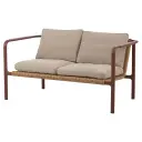 Brafab Motty 2 seter sofa     Zin Red / Teddy Beige