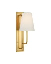 Visual Comfort Rui Sconce Antique Brass/Linen Shade