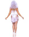 Bridal Babe Hvitt Brudekostyme 3 Deler Small