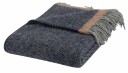 Arctic Ullpledd - 100 % ny norsk ull - Track blå - 130x200 cm -