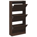  Skoskap brun eik 60x21x125,5 cm konstruert tre 8721012381384